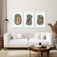 Load image into Gallery viewer, Cute Safari Baby Animals Set of 3 Art Prints
