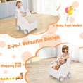 Load image into Gallery viewer, Baby Walker Push Toy with Handle for Boys Girls of 3+ Years Old-White
