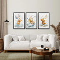 Load image into Gallery viewer, Set of 3 Teddy Bear with Balloon Print Decor Set
