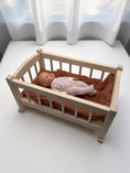 Load image into Gallery viewer, Bebenita | Wooden Baby Doll Cradle Bed in Natural Birch

