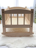 Load image into Gallery viewer, Bebenita | Wooden Baby Doll Cradle Bed in Natural Birch
