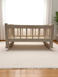 Load image into Gallery viewer, Bebenita | Wooden Baby Doll Cradle Bed in Natural Birch
