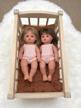 Load image into Gallery viewer, Bebenita | Wooden Baby Doll Cradle Bed in Natural Birch
