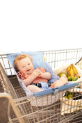 Load image into Gallery viewer, Baby Shopping Cart Hammock | Blue Little Arrow Design
