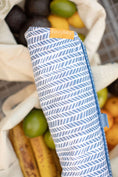 Load image into Gallery viewer, Baby Shopping Cart Hammock | Blue Little Arrow Design
