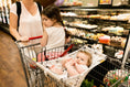 Load image into Gallery viewer, Baby Shopping Cart Hammock | Coming Up Roses Beautiful Floral Print
