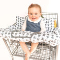Load image into Gallery viewer, Baby Shopping Cart Cover | Triangles
