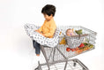 Load image into Gallery viewer, Baby Shopping Cart Cover | Triangles
