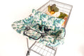 Load image into Gallery viewer, Baby Shopping Cart Cover | Tropical Day Leaf Print
