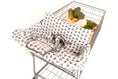 Load image into Gallery viewer, Baby Shopping Cart Cover | Triangles
