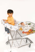 Load image into Gallery viewer, Baby Shopping Cart Cover | Coming Up Roses Beautiful Floral Print
