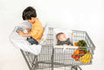 Load image into Gallery viewer, Baby Shopping Cart Cover | Little Arrows Design
