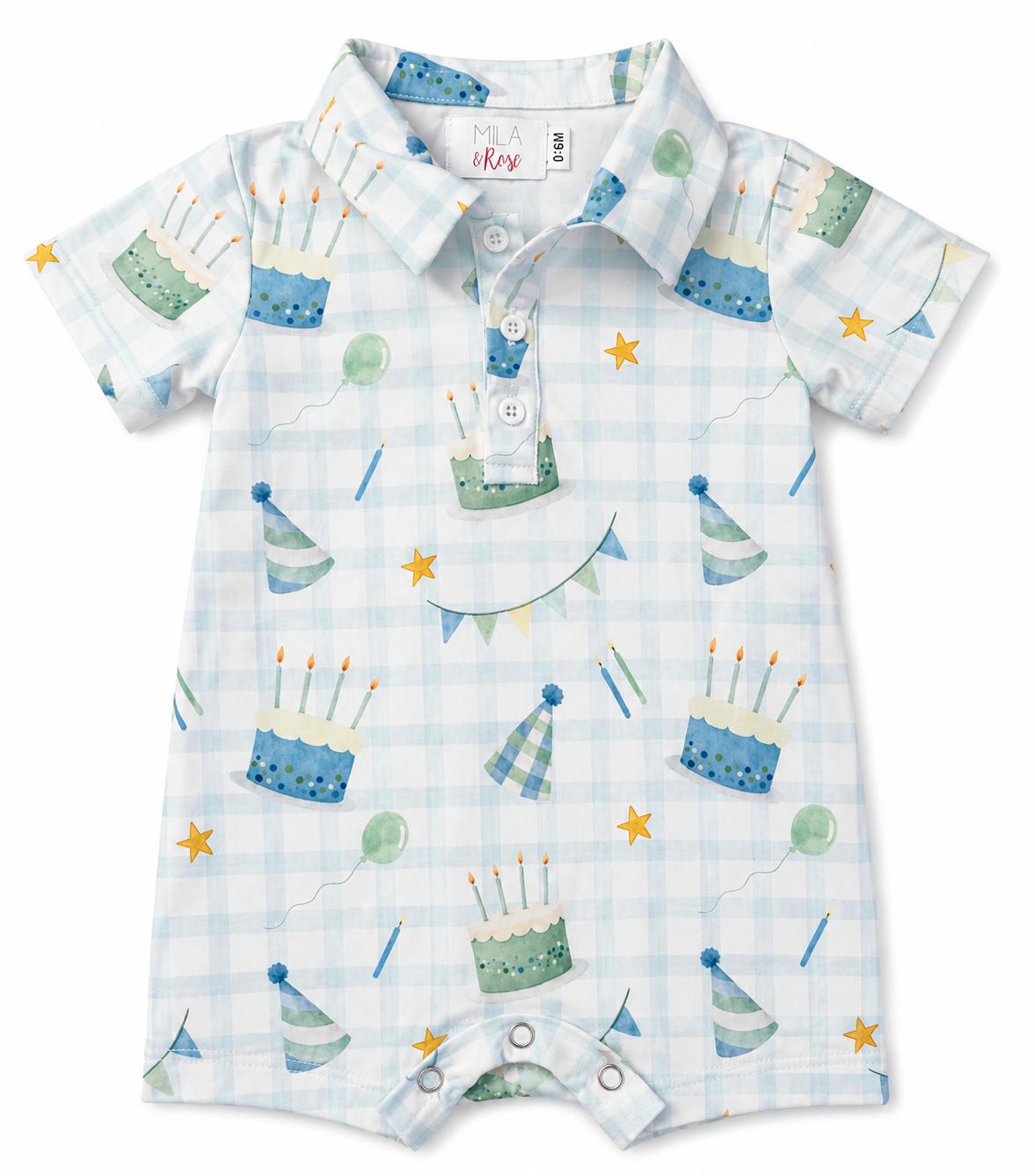 Birthday Magic Polo Shorty One-Piece