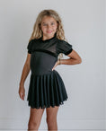Load image into Gallery viewer, Black Sheer Skirted Leotard

