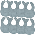 Load image into Gallery viewer, Muslin Bibs in Pacific Blue
