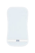 Load image into Gallery viewer, Blue Herringbone Embroidered Burp Cloth
