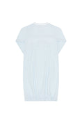 Load image into Gallery viewer, Blue Herringbone Embroidered Gown
