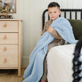 Load image into Gallery viewer, WAFFLE KNIT TODDLER BLANKETS
