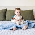 Load image into Gallery viewer, WAFFLE KNIT TODDLER BLANKETS
