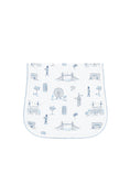 Load image into Gallery viewer, Blue London Toile Burp Cloth
