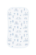 Load image into Gallery viewer, Blue London Toile Burp Cloth
