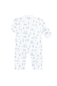 Load image into Gallery viewer, Blue London Toile Romper LS

