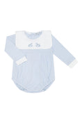 Load image into Gallery viewer, Blue Rocking Horse Embroidered Bubble LS
