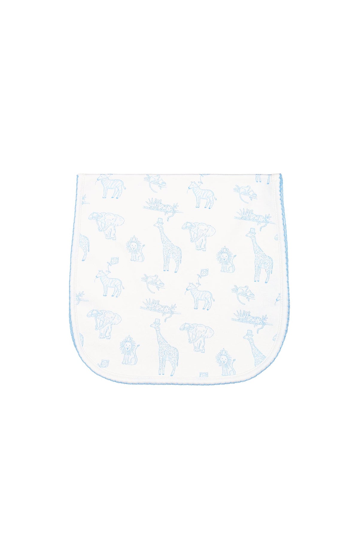Blue Safari Burp Cloth