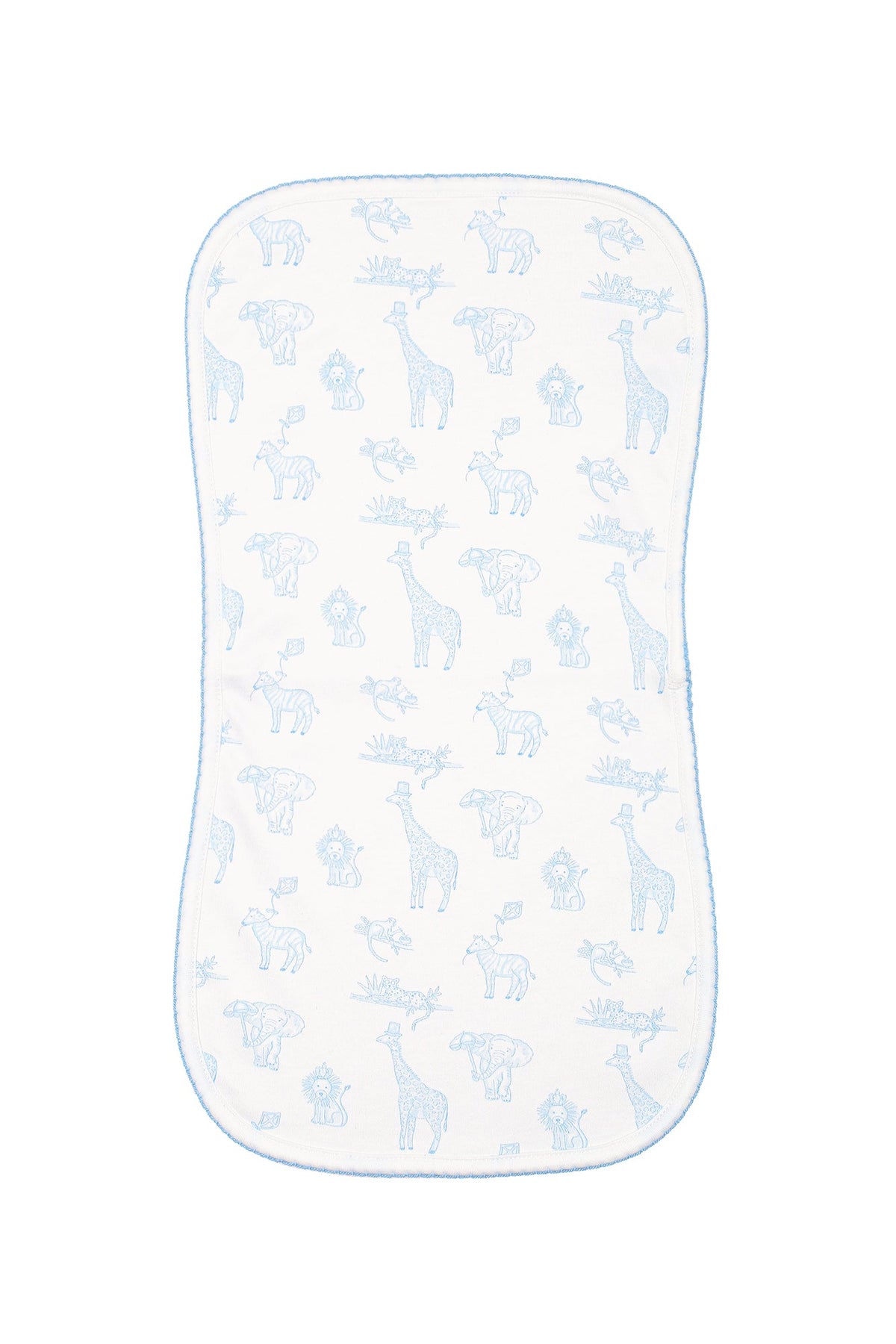 Blue Safari Burp Cloth