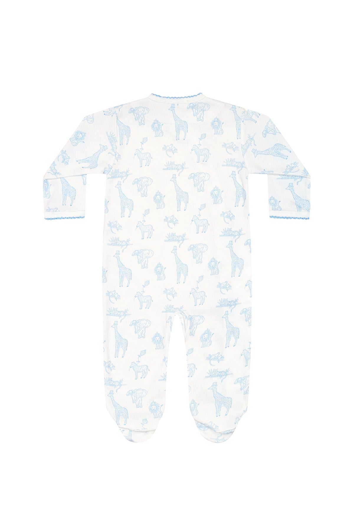 Blue Safari Crossover Footie