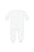 Load image into Gallery viewer, Blue Safari Zipper Footie
