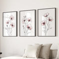 Load image into Gallery viewer, Floral Minimalist Art Posters. 3 Piece Wall Decor
