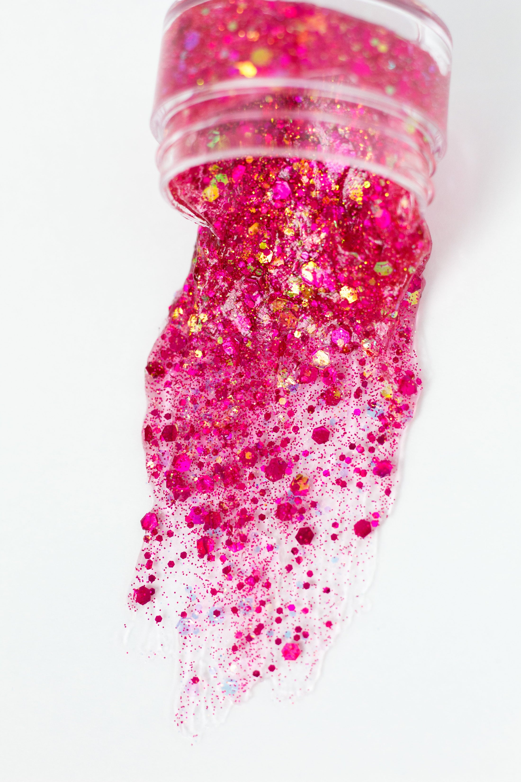 Bright Pink Hair Glitter