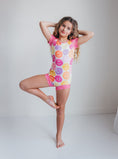 Load image into Gallery viewer, Bright Smiley Shortie Leotard
