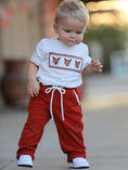 Load image into Gallery viewer, Boys Christmas Reindeer T-Shirt & Pants Set
