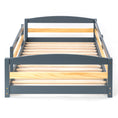 Load image into Gallery viewer, Twin Montessori Floor Bed with Safety Guardrails
