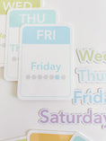 Load image into Gallery viewer, Days, Months, Seasons Flashcards and Magnets
