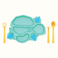 Load image into Gallery viewer, Turtle Training Plate and Utensils
