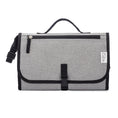 Load image into Gallery viewer, Portable Large Changing Pad in Solid Grey
