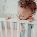 Load image into Gallery viewer, Pacifier Clips in Pink Blush, 2 Pack
