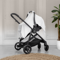 Load image into Gallery viewer, Baby Car Seat Cover in White
