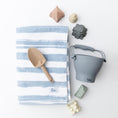 Load image into Gallery viewer, The Kenzie Beach Towel - Brush Stripes
