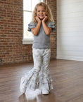 Load image into Gallery viewer, Camo Belle Ruffle Denim Jeans
