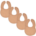 Load image into Gallery viewer, Muslin Bibs in Caramel
