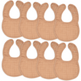 Load image into Gallery viewer, Muslin Bibs in Caramel
