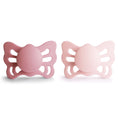 Load image into Gallery viewer, FRIGG Butterfly Anatomical Silicone Pacifier 2-Pack (0-6 Months)
