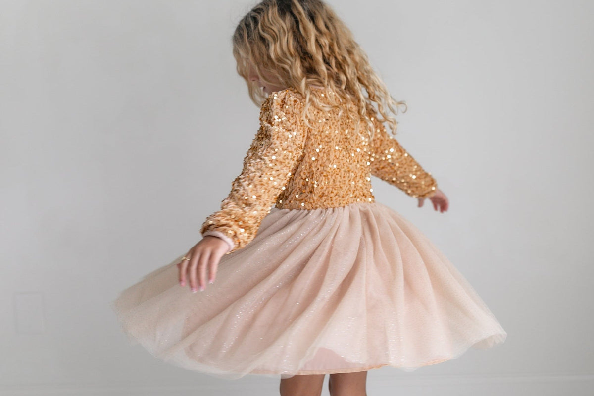 Champaign Sequin Dress