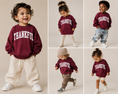 Load image into Gallery viewer, Thankful Varsity Kids Sweatshirt

