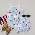 Load image into Gallery viewer, Shorts Set | Gingham Cherry
