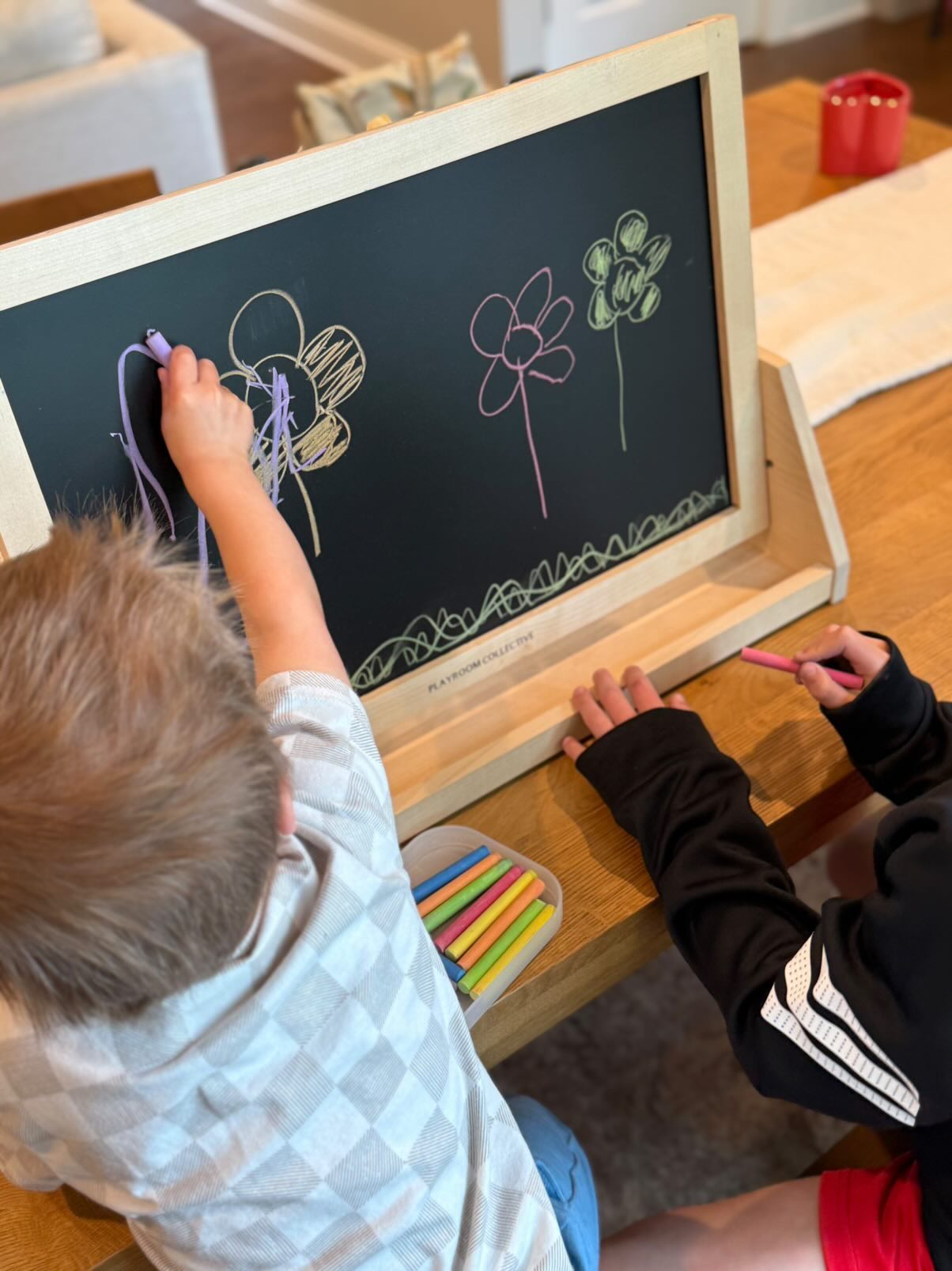 Wooden Tabletop Easel | 3-in-1 Magnetic Art Station